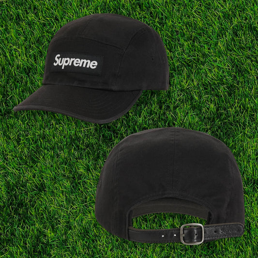 SUPREME WASHED CHINO TWILL CAMP CAP 🧢