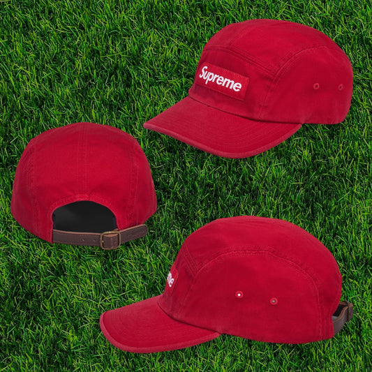 SUPREME WASHED CHINO TWILL CAMP CAP 🧢